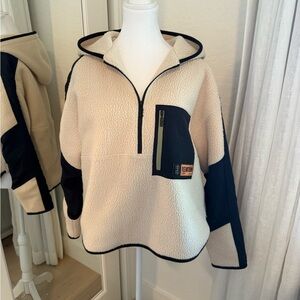 P.E Nation Cream and Black Jacket